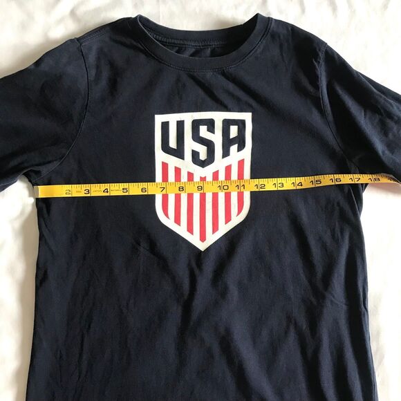 Nike USA Crest Tee Athletic Cut Youth XL Navy Blue / Red / White SS Soccer EUC! - Picture 8 of 9